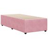 vidaXL Bed Frame without Mattress Pink 90x200 cm Velvet