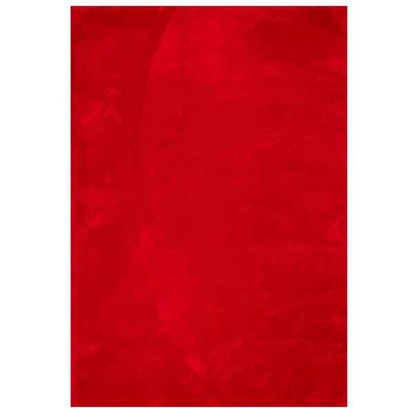 vidaXL Rug HUARTE Short Pile Soft and Washable Red 140x200 cm
