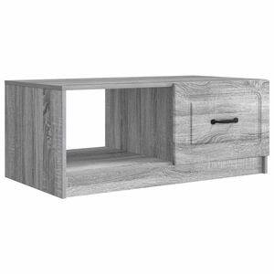 vidaXL Coffee Table Grey Sonoma 90 x 50 x 37 cm Engineered Wood