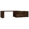 vidaXL Coffee Table Smoked Oak 150x50x35 cm Engineered Wood