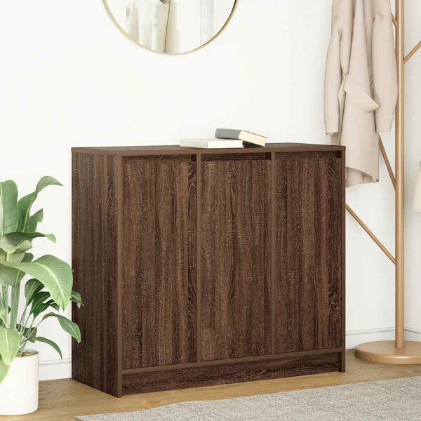 vidaXL Sideboard Brown Oak 85x34x76 cm Engineered Wood