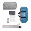vidaXL Tunnel Tent 6-Person with Roof Blue and Grey 700 x 590 x 215 cm