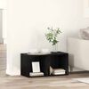 vidaXL TV Cabinet Set 2 pcs Black 37 x 35 x 37.5 cm Engineered Wood