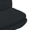 vidaXL Swivel Relaxing Chair Black 63 x 75 x 76 cm Velvet