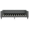 vidaXL Daybed with Mattress Dark Grey 90x190 cm Fabric