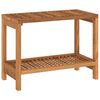 vidaXL Bathroom Side Table 60x30x45 cm Solid Wood Teak