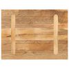 vidaXL Table Top 80x50x2.5 cm Rectangular Solid Wood Mango