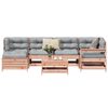 vidaXL 7 Piece Garden Sofa Set Solid Wood Douglas Fir