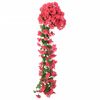 vidaXL Christmas Flower Garlands 3 pcs Rose 85 cm