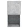 vidaXL TV Cabinets with LED Lights 2 pcs Concrete Grey 30.5x30x60 cm