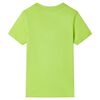 Kids' T-shirt with Short Sleeves Lime 104