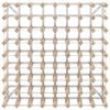 vidaXL Wine Rack for 72 Bottles Solid Pinewood