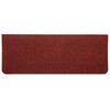 vidaXL Stair Mats Self-adhesive 30 pcs Red 65x24.5x3.5 cm