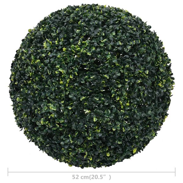vidaXL Artificial Boxwood Balls 2 pcs 52 cm