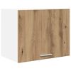 vidaXL Hanging Cabinet 2 pcs Artisan Oak and White 50 x 31 x 40 cm
