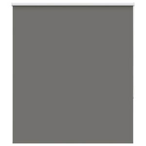 vidaXL Roller Blind Blackout Grey 120x175 cm Fabric Width 116.6 cm Polyester