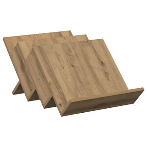 vidaXL Magazine Rack Artisan Oak 53 x 40 x 28.5 cm Engineered Wood