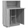 vidaXL Desk Grey Sonoma 71.5 x 31.5 x 106.5 cm Engineered Wood
