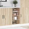 vidaXL Bottom Cabinet Riga Sonoma Oak 40x44.5x81.5 cm Engineered Wood