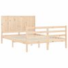 vidaXL Bed Frame without Mattress 120x200 cm Solid Wood