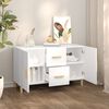 vidaXL Sideboard White 100x36x60 cm Engineered Wood