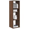 vidaXL Book Cabinet Brown Oak 34x31x112 cm Engineered Wood