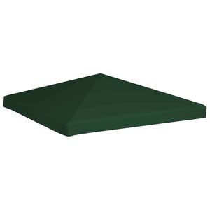 vidaXL Gazebo Top Cover 310 g/m&sup2; 3x3 m Green