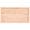 vidaXL Table Top 100x50x(2-6) cm Untreated Solid Wood Live Edge