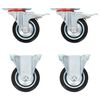 vidaXL Casters 4 pcs 75 mm