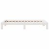 vidaXL Bed Frame without Mattress White 90x190 cm Single Solid Wood Pine