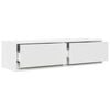 vidaXL TV Cabinet with Drawer White 100 x 31 x 25.5 cm Engineered wood
