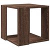 vidaXL Coffee Table Brown Oak 32x32x30 cm Engineered Wood