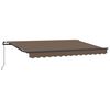 vidaXL Retractable Awning Taupe 2.5 x 2 m Fabric