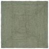 vidaXL Area Rugs Rectangular Olive Green 120 x 120 cm Jute