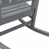 vidaXL Garden Rocking Chair Light Grey 92 x 70 x 108cm HDPE