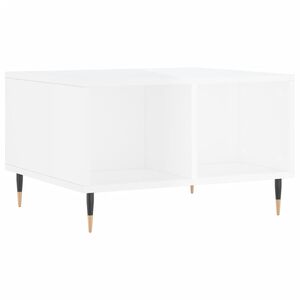vidaXL Coffee Table High Gloss White 60x50x36.5 cm Engineered Wood