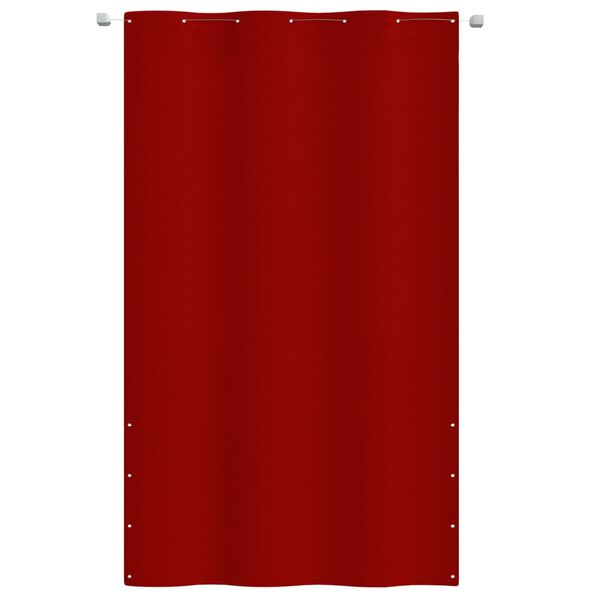 vidaXL Balcony Screen Red 140x240 cm Oxford Fabric