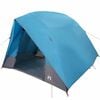 vidaXL Camping Tent 4-Person Waterproof Blue Taffeta