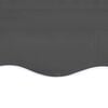 vidaXL Replacement Fabric for Awning Anthracite 6x3.5 m