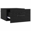 vidaXL Bedside Cabinet Black Oak 35 x 35 x 20 cm Engineered Wood