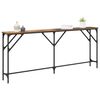 vidaXL Console Table Old Wood 180 x 23 x 75 cm
