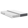 vidaXL Bed Mattress with Mattress Grey 140 x 190 cm Fabric