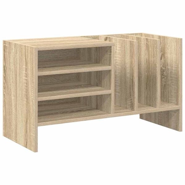 vidaXL Record Cabinet Sonoma Oak 78.5 x 35 x 45 cm Engineered Wood