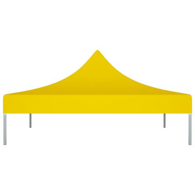 vidaXL Party Tent Roof 2x2 m Yellow 270 g/m²