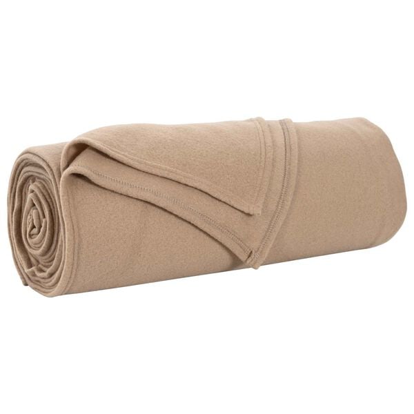 vidaXL Throw Blankets 6 pcs Camel 350 x 270 cm Fleece