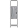 vidaXL Highboard Grey Sonoma 35.5x35x139 cm Engineered Wood and Metal