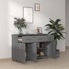 vidaXL Sideboard HAMAR Dark Grey 113x40x80 cm Solid Wood Pine