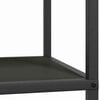 vidaXL Kitchen Storage with Shelf Black 40 x 50 x 92 cm Steel