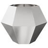 vidaXL Planter Silver 100 x 100 x 80 cm Stainless Steel