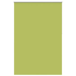 vidaXL Roller Blind Blackout Leaves Green 160x210 cm Fabric Width 156.6 cm Polyester
